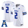 AjayAllenJersey 2TulsaGoldenHurricane2025VaporLimitedStitchedWhite