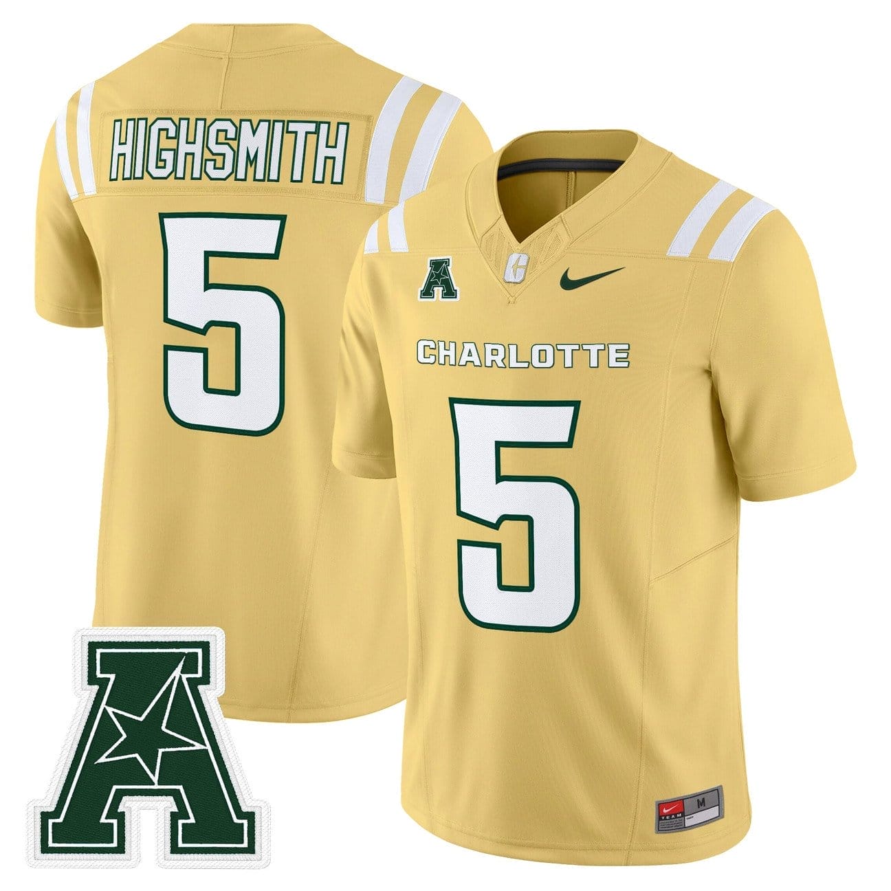 Alex Highsmith Jersey #5 Charlotte 49ers 2025 Vapor Limited Stitched - Image 3