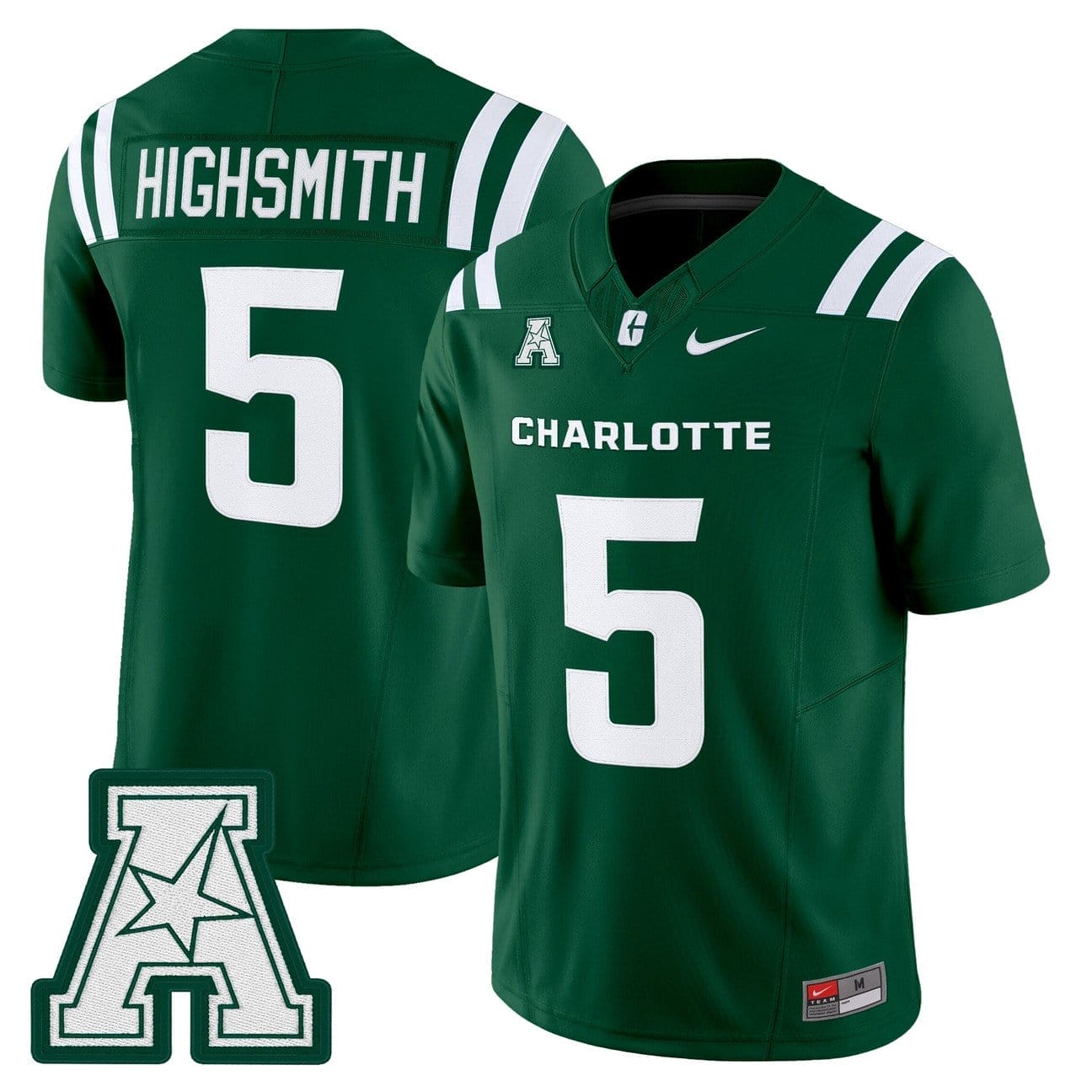 Alex Highsmith Jersey #5 Charlotte 49ers 2025 Vapor Limited Stitched - Image 5
