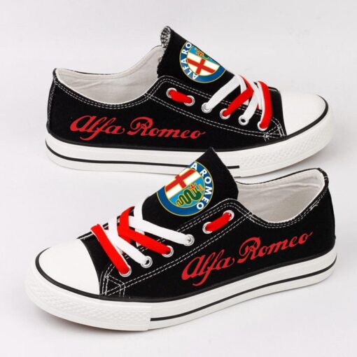 Alfa Romeo Racing Canvas Sneakers Shoes For Men Women Fans