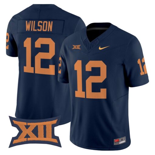 Anthony Wilson Jr Jersey #12 West Virginia Mountaineers 1965 Throwback Stitched