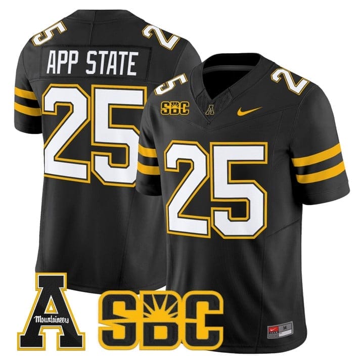 App State Jersey #25 App State Mountaineers 2025 Vapor Limited Stitched - Image 2
