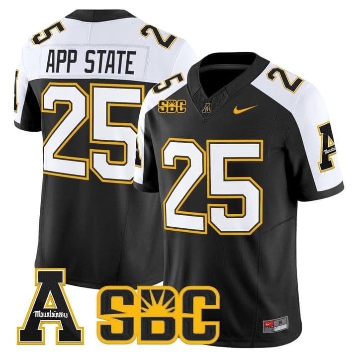 App State Jersey #25 App State Mountaineers 2025 Vapor Limited Stitched
