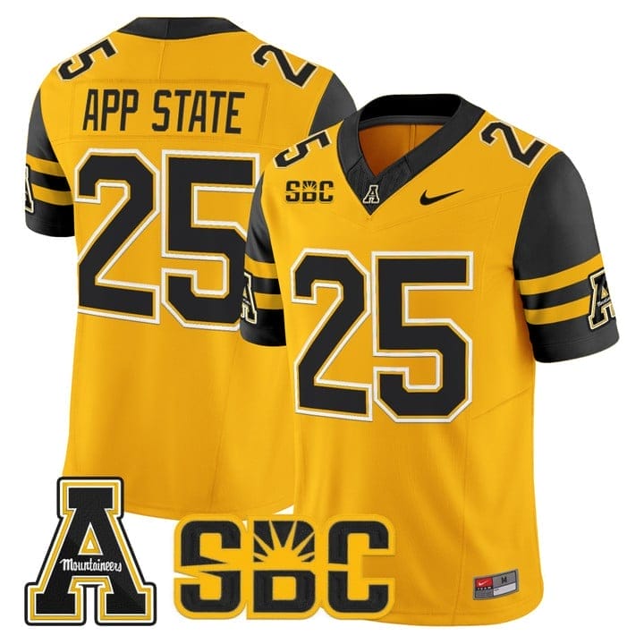 App State Jersey #25 App State Mountaineers 2025 Vapor Limited Stitched - Image 3