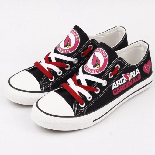 Arizona Cardinals Low Top Canvas Sport Sneakers Shoes For Men Women Fans - Image 2