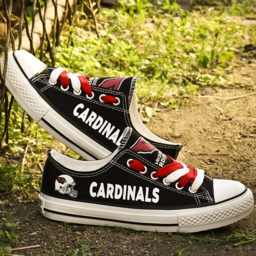 Arizona Cardinals Low Top Canvas Sport Sneakers Shoes For Men Women Fans - Image 4