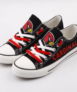 Arizona Cardinals Limited Print NFL Students Low Top Canvas Shoes Sport Sneakers 3