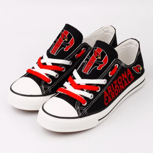 Arizona Cardinals Low Top Canvas Sport Sneakers Shoes For Men Women Fans - Image 4