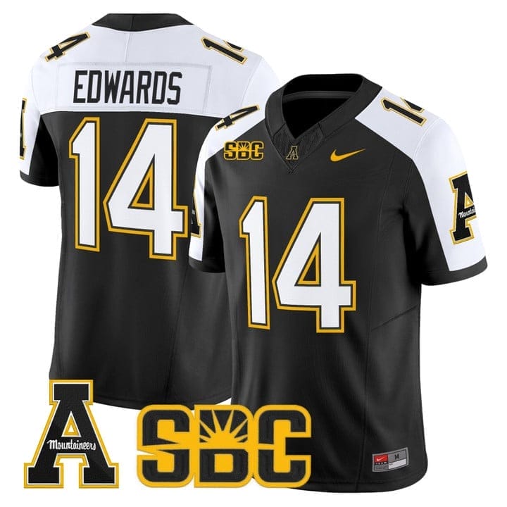 Armanti Edwards Jersey #14 App State Mountaineers 2025 Vapor Limited Stitched