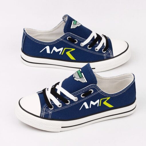 Aston Martin Canvas Sneakers Shoes For Men Women Fans