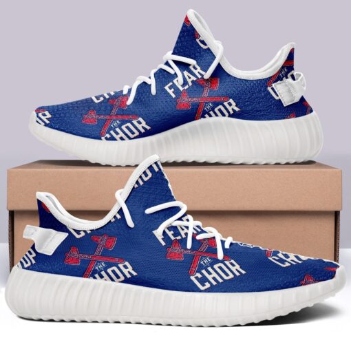 Atlanta Braves NFL 350v Yeezy Sneakers For Men Women Fans - Image 3