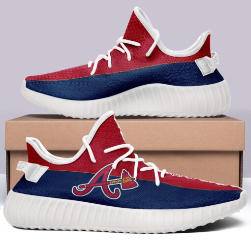 Atlanta Braves NFL 350v Yeezy Sneakers For Men Women Fans - Image 6