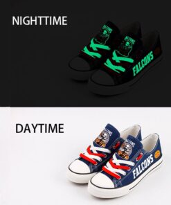 Atlanta Falcons Limited Print NFL Students Low Top Canvas Shoes Sport Sneakers
