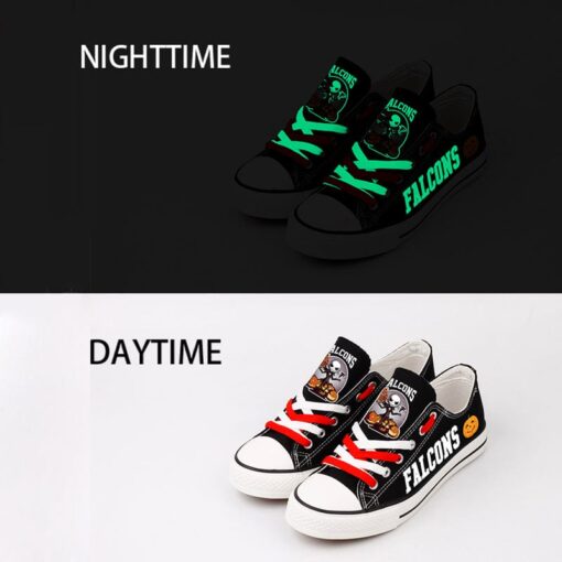 Atlanta Falcons Low Top Canvas Sport Sneakers Shoes For Men Women Fans