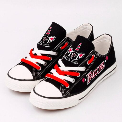 Atlanta Falcons Low Top Canvas Sport Sneakers Shoes For Men Women Fans - Image 6