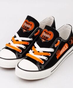 Alternative view of Baltimore Orioles Limited Print Low Top Canvas Shoes Sport Sneakers For Men Women Fans