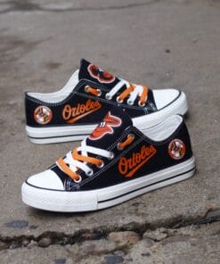 Baltimore Orioles Limited Print MLB Students Low Top Canvas Shoes Sport Sneakers 4