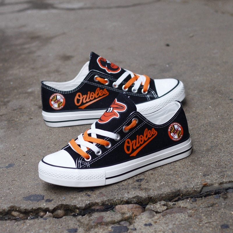 Baltimore Orioles Limited Print Low Top Canvas Shoes Sport Sneakers For Men Women Fans - Image 3