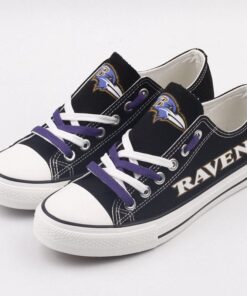 Baltimore Ravens Limited Print NFL Students Low Top Canvas Shoes Sport Sneakers 3 756c6566 01d5 41ee 997d 2fb7bc248cd9
