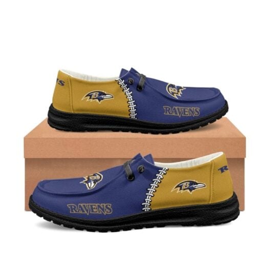 Baltimore Ravens BZ15 Sneakers Shoes For Men Women Fans - Image 4