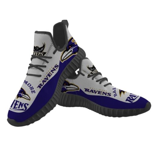 Baltimore Ravens Sneaker Shoes NFL For Men Women Fans - Image 5