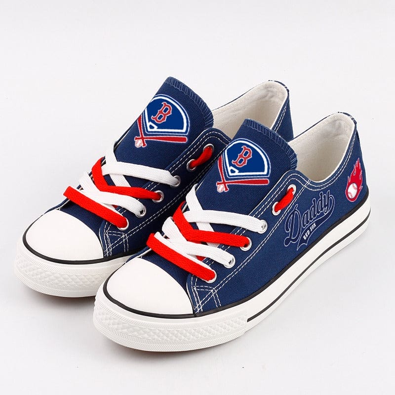Boston Red Sox Limited Print Low Top Canvas Shoes Sport Sneakers For Men Women Fans - Image 6