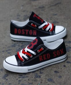 Boston Red Sox Limited Print MLB Students Low Top Canvas Shoes Sport Sneakers d57fc089 fd10 49a7 ae04 20aab27f49f6