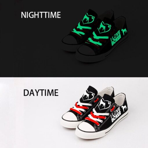 Boxer Dog Canvas Sneakers Shoes For Men Women Fans - Image 2