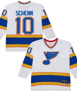Brayden Schenn Jersey #10 St. Louis Blues Throwback 1990-91 Power Play Stitched