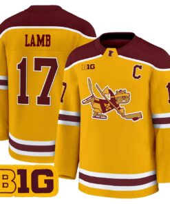 Brody Lamb Jersey #17 Minnesota Golden Gophers 2025-26 Premium Stitched