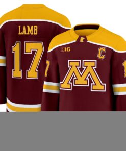 Alternative view of Brody Lamb Jersey #17 Minnesota Golden Gophers 2025-26 Premium Stitched
