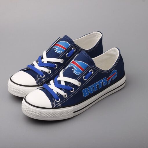 Buffalo Bills Low Top Canvas Sport Sneakers Shoes For Men Women Fans - Image 4