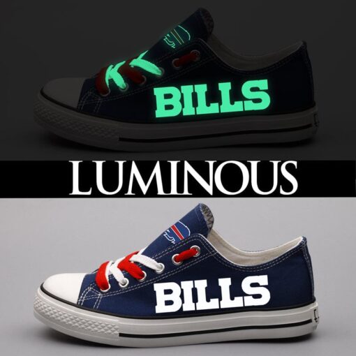 Buffalo Bills Low Top Canvas Sport Sneakers Shoes For Men Women Fans - Image 7