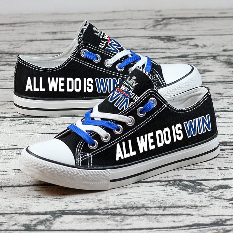 Buffalo Bills Low Top Canvas Sport Sneakers Shoes For Men Women Fans - Image 5