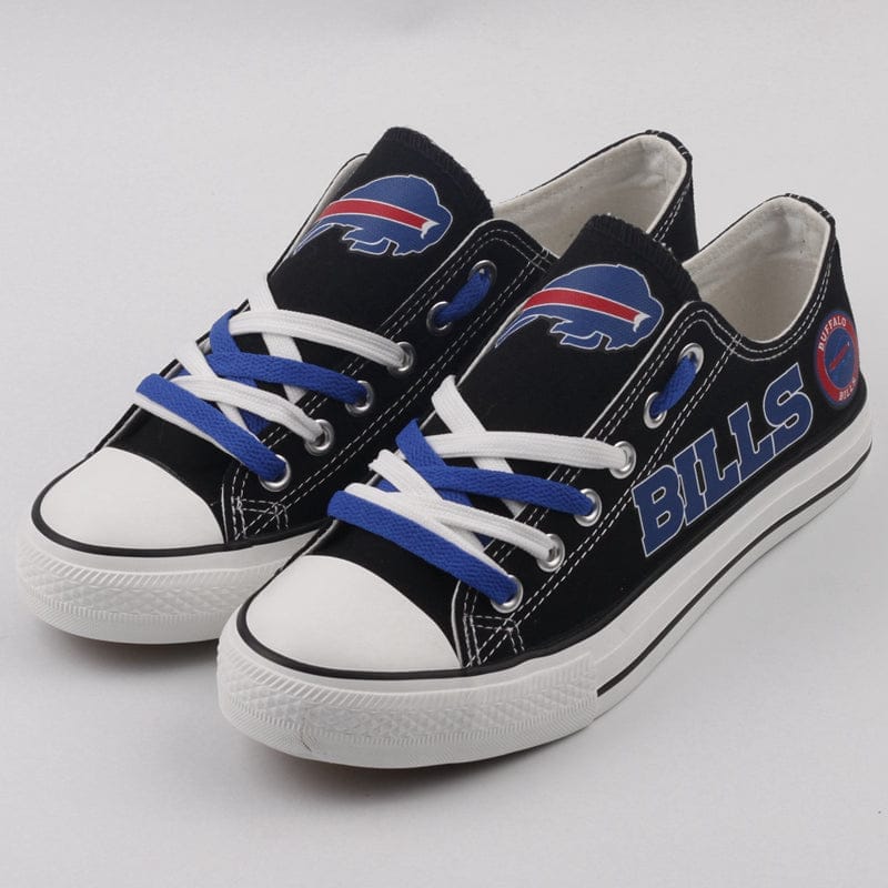 Buffalo Bills Low Top Canvas Sport Sneakers Shoes For Men Women Fans - Image 3