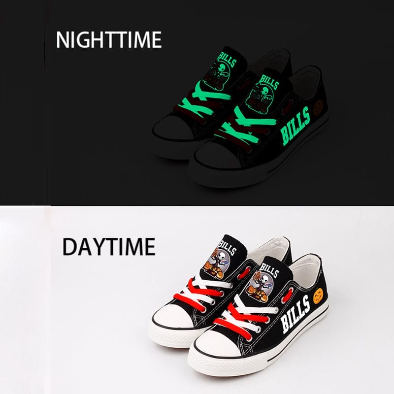 Buffalo Bills Low Top Canvas Sport Sneakers Shoes For Men Women Fans - Image 4