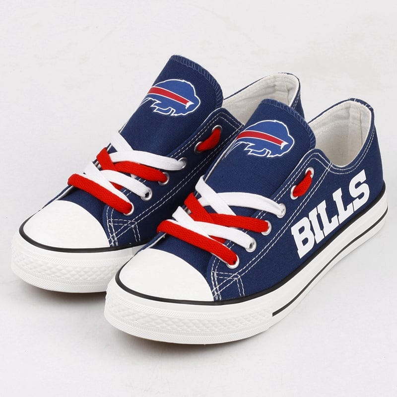 Buffalo Bills Low Top Canvas Sport Sneakers Shoes For Men Women Fans - Image 2