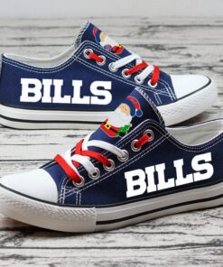 Buffalo Bills Limited Print NFL Students Low Top Canvas Shoes Sport Sneakers 4