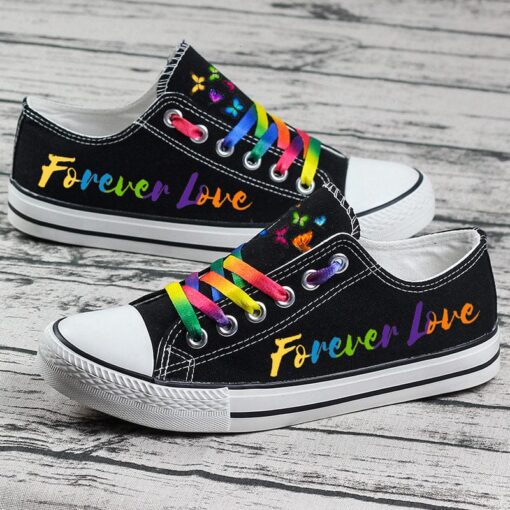 Butterfly Canvas Sneakers Shoes For Men Women Fans - Image 4