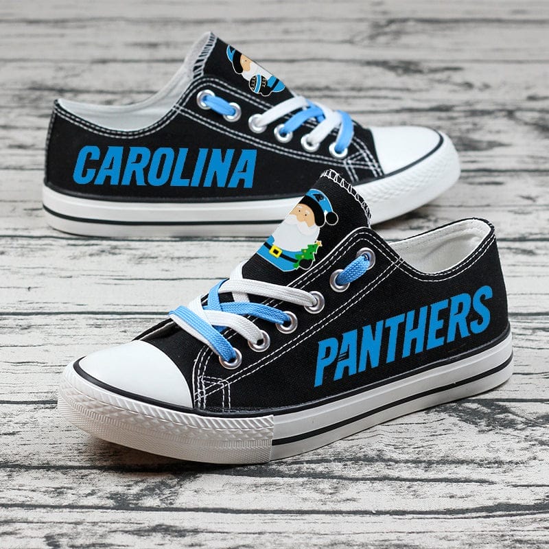 Carolina Panthers Low Top Canvas Sport Sneakers Shoes For Men Women Fans