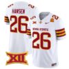 CarsonHansenJersey 26IowaStateCyclones2025LimitedStitchedWhite