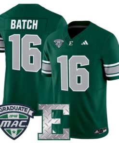 Charlie Batch Jersey 16 Eastern Michigan Eagles 2025 Limited Stitched Green
