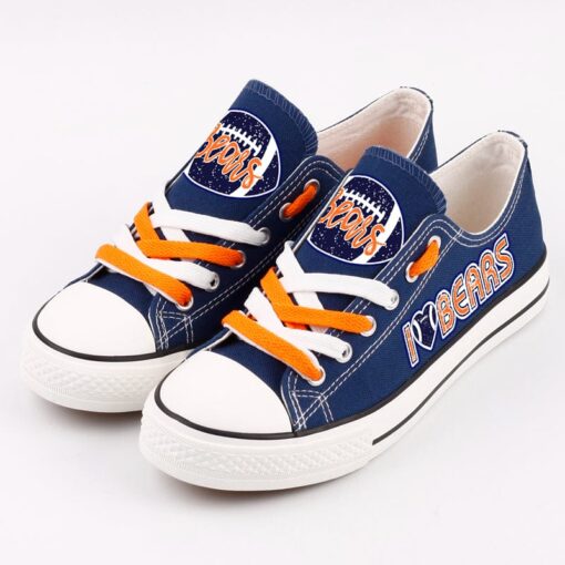 Chicago Bears Low Top Canvas Sport Sneakers Shoes For Men Women Fans - Image 7