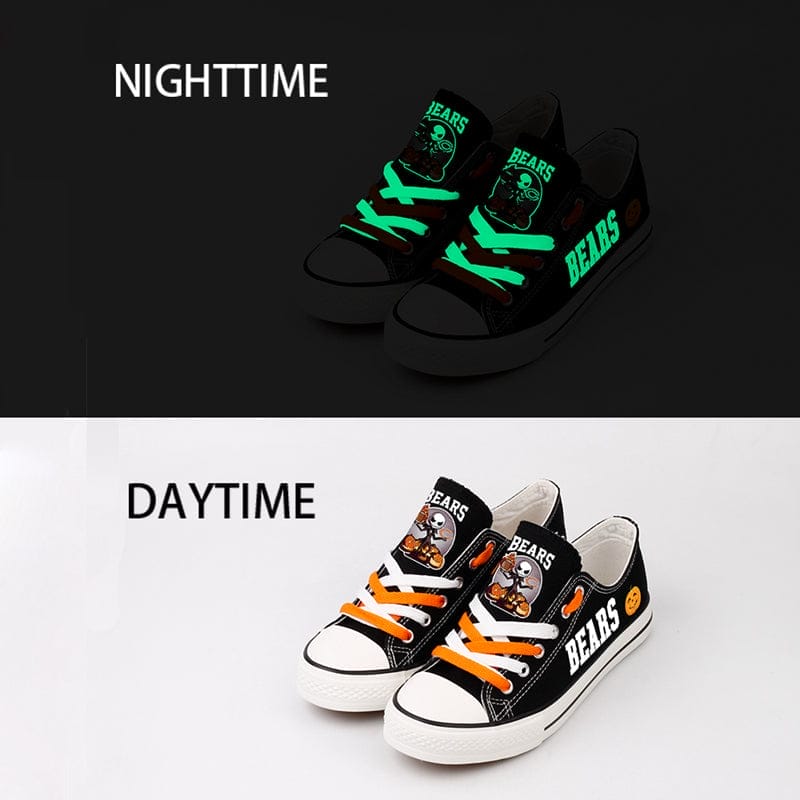 Chicago Bears  Low Top Canvas Sport Sneakers Shoes For Men Women Fans - Image 7