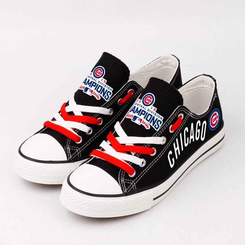 Chicago Cubs Limited Print Low Top Canvas Shoes Sport Sneakers For Men Women Fans - Image 4