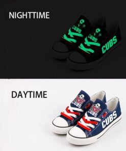 Chicago Cubs Limited Print MLB Students Low Top Canvas Shoes Sport Sneakers 4 23f7b598 7595 4c8e 93eb 0b9d4e24ff86