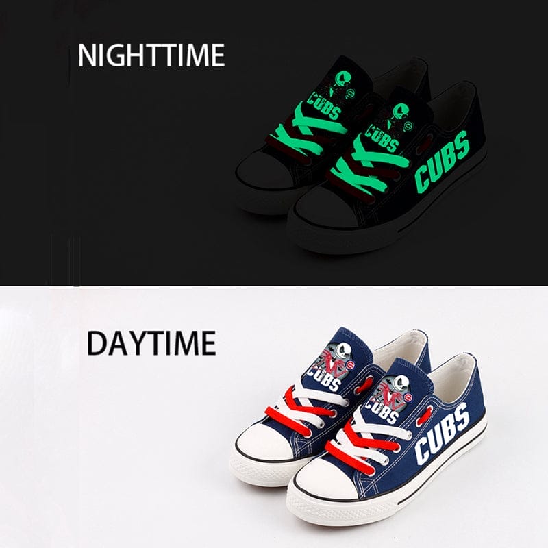 Chicago Cubs Limited Print Low Top Canvas Shoes Sport Sneakers For Men Women Fans - Image 3