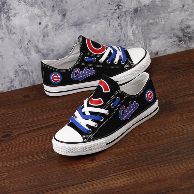 Chicago Cubs Limited Print Low Top Canvas Shoes Sport Sneakers For Men Women Fans - Image 5