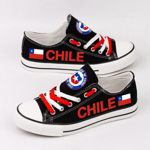Chile Low Top Canvas Sport Sneakers Shoes For Men Women Fans