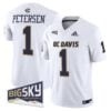 Chris Petersen Jersey 1 UC Davis Aggies 2025 Lake Tahoe Patch Stitched White